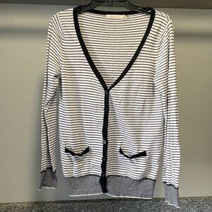 Forever 21 - Black and White Striped Cardigan | ACCEPTING ALL OFFERS